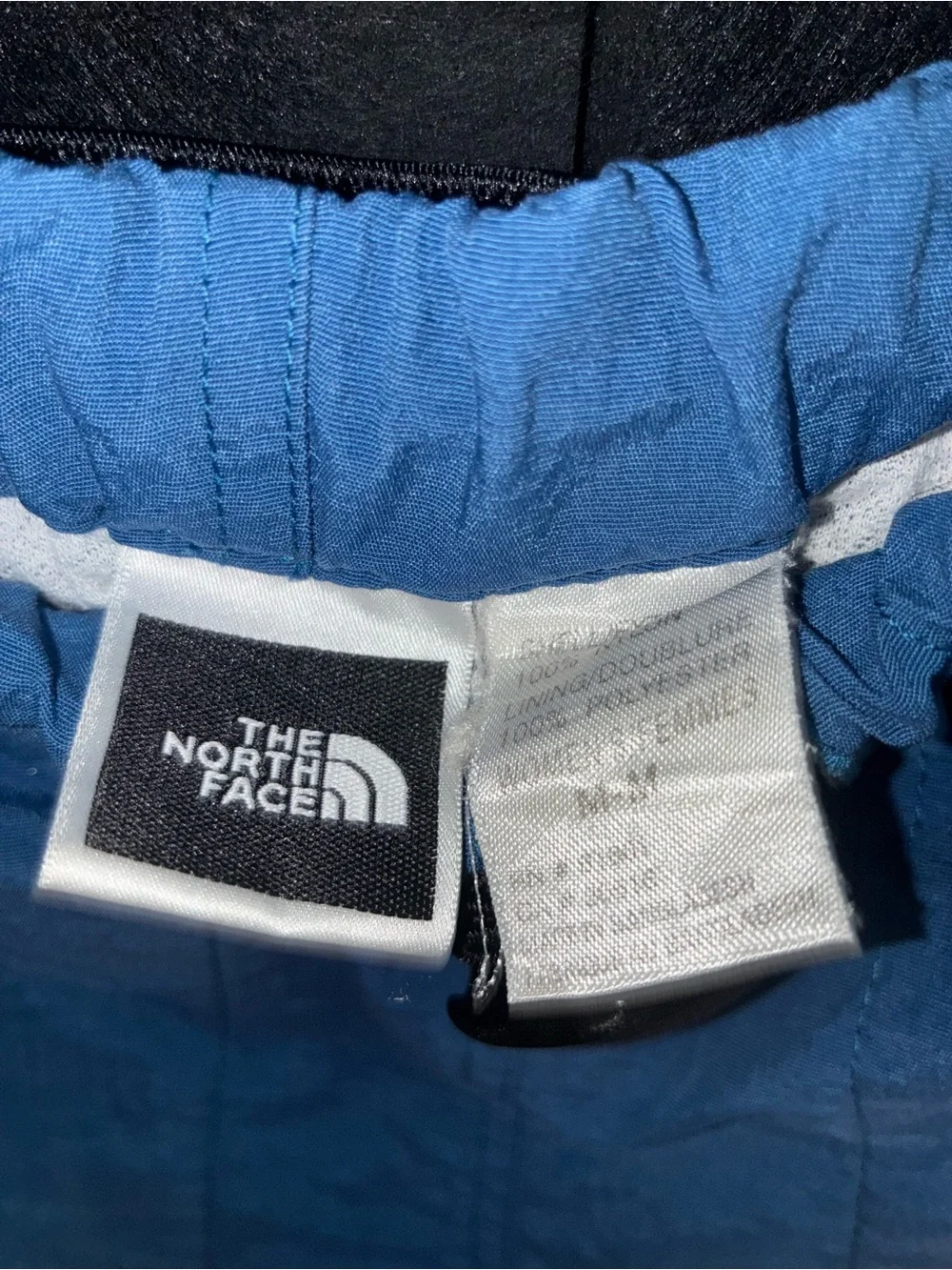 The North Face Vintage Blue Nylon Belted Hiking Shorts Gorpcore Outdoor TNF